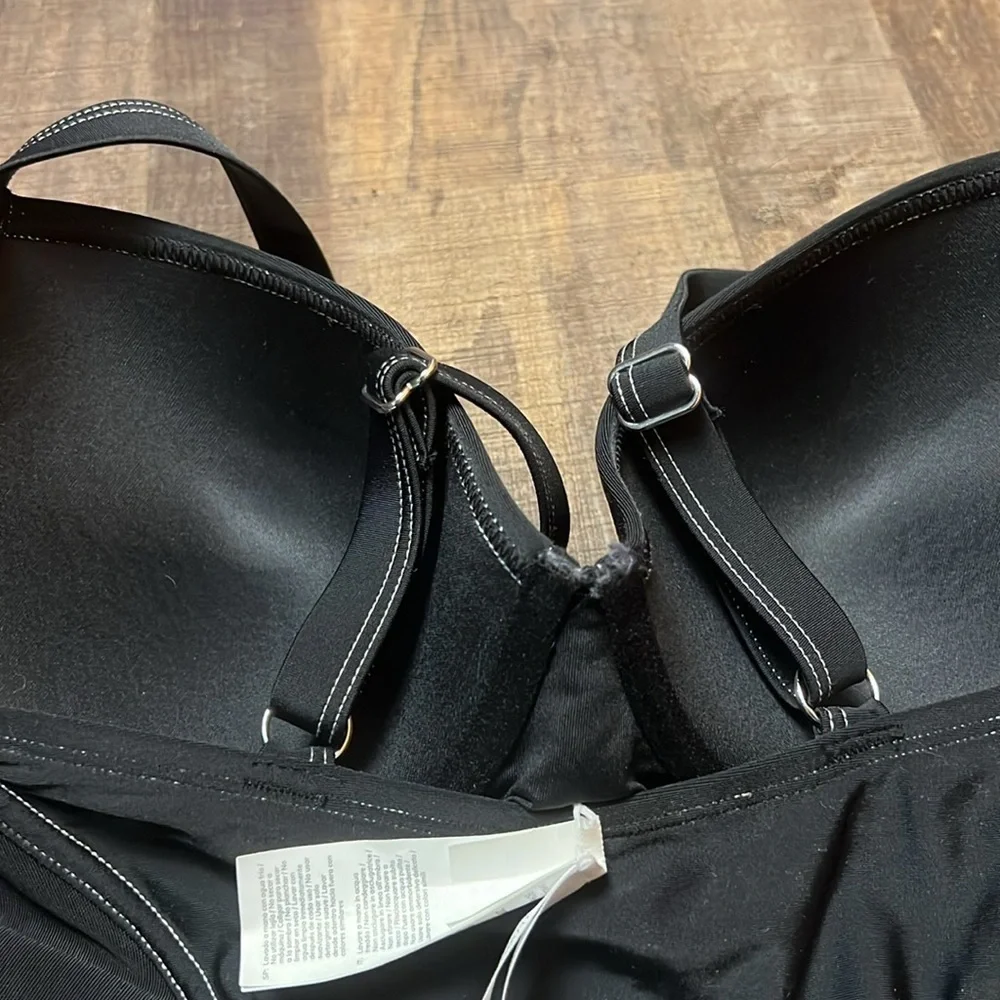 Cupshe Black Women's Swimwear 0X one‎ piece beach swimming sun vacation resort